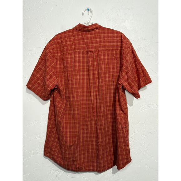 Columbia plaid button down shirt mens XXL outdoors gorpcore hiking utility camp - Picture 4 of 7